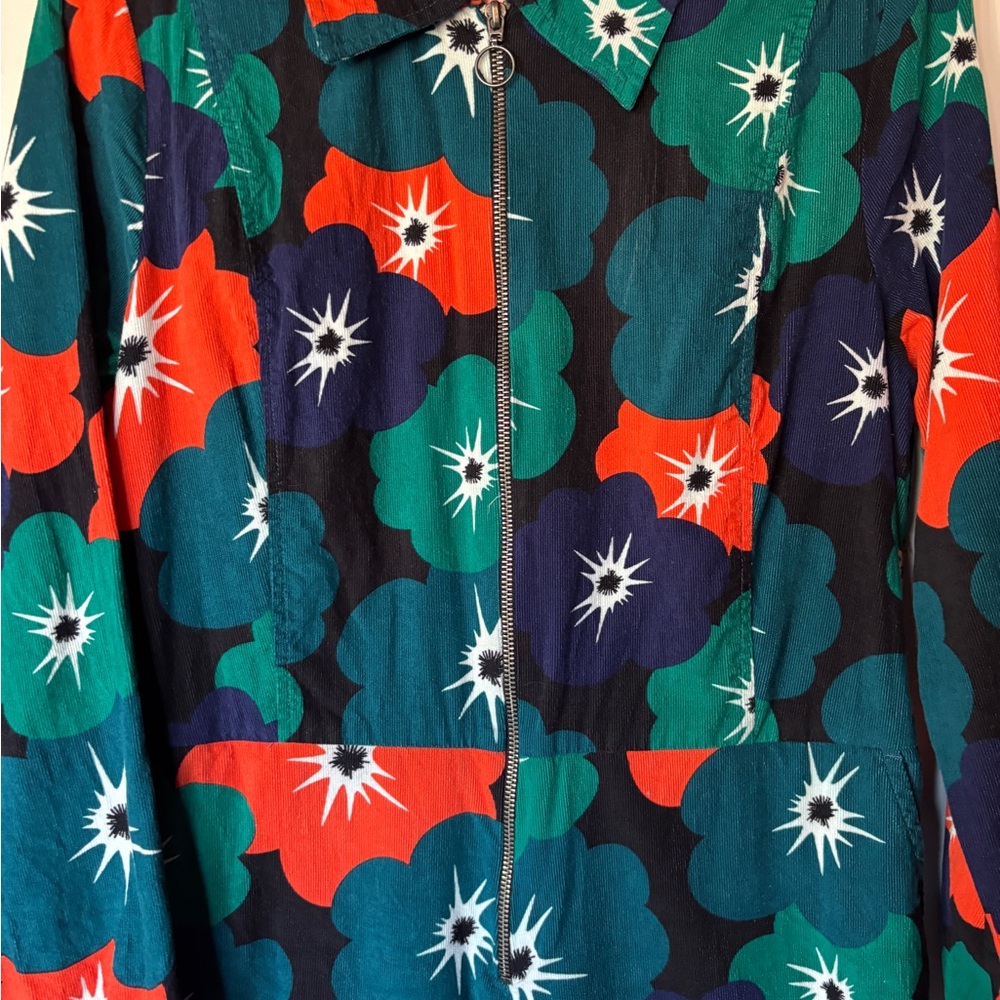 JOANIE CLOTHING Colorful Floral Jumpsuit Boilersuit US 10 UK 14 - Picture 3 of 8
